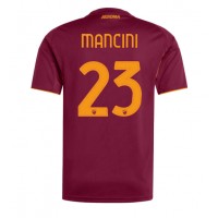 Stroje piłkarskie AS Roma Gianluca Mancini #23 Koszulka Podstawowej 2025-26 Krótki Rękaw